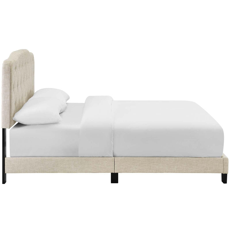 Amelia Twin Upholstered Fabric Bed