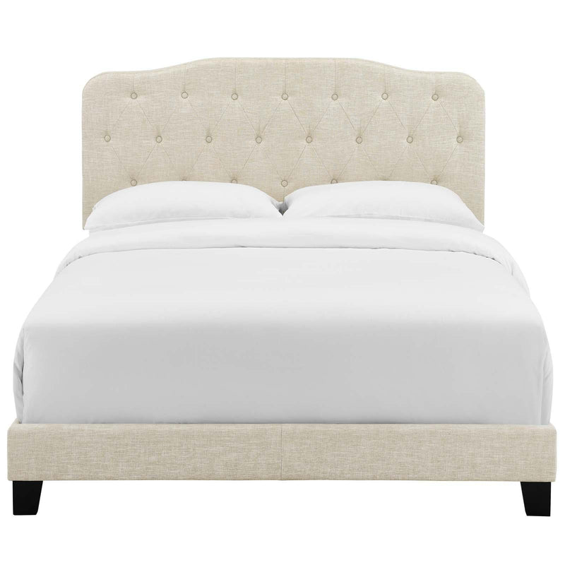 Amelia Twin Upholstered Fabric Bed