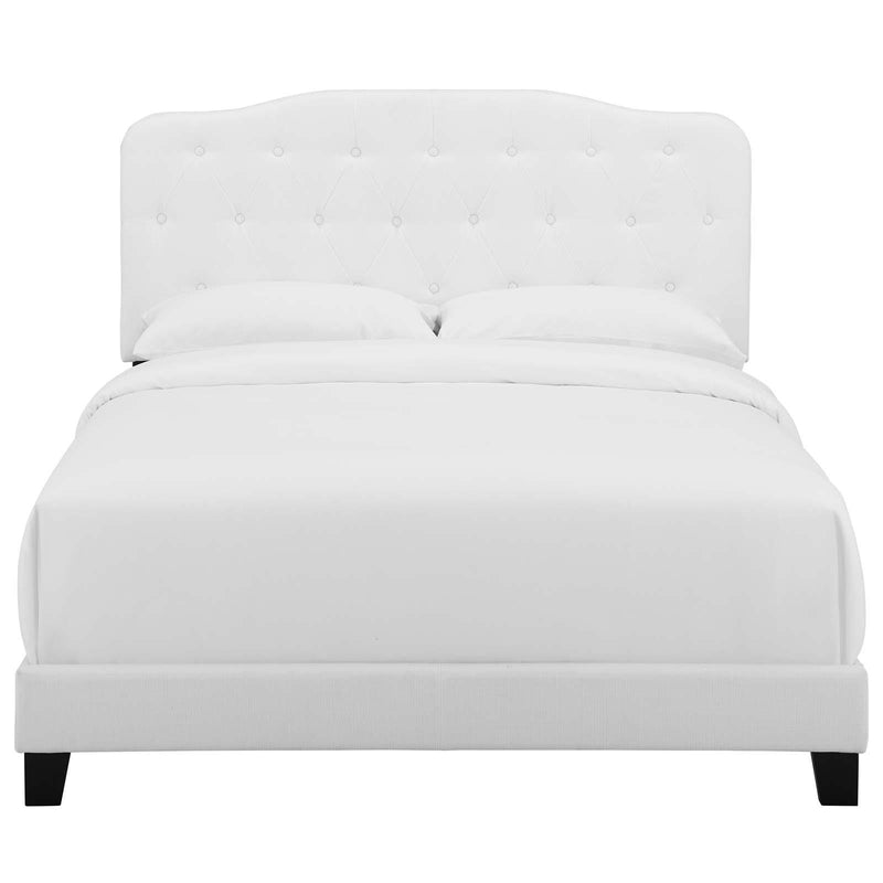 Amelia Queen Upholstered Fabric Bed