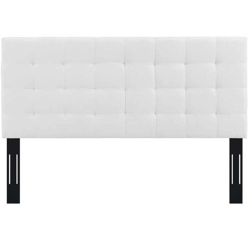 Paisley Tufted Twin Upholstered Linen Fabric Headboard