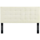 Paisley Tufted Full / Queen Upholstered Performance Velvet Headboard