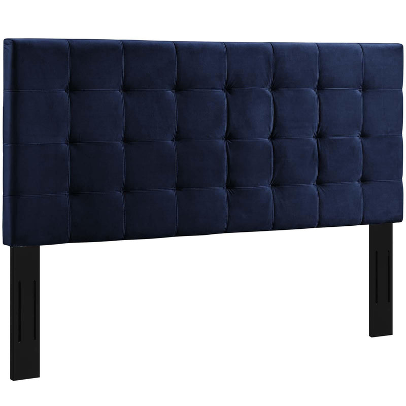 Paisley Tufted Twin Upholstered Performance Velvet Headboard