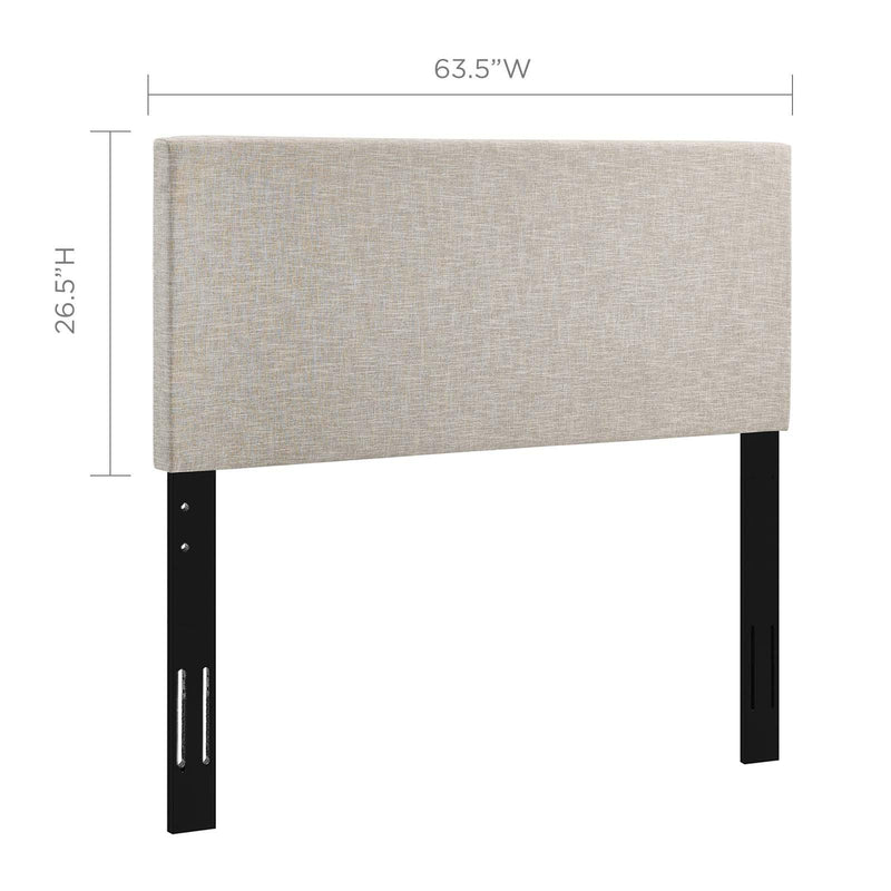 Taylor Full / Queen Upholstered Linen Fabric Headboard