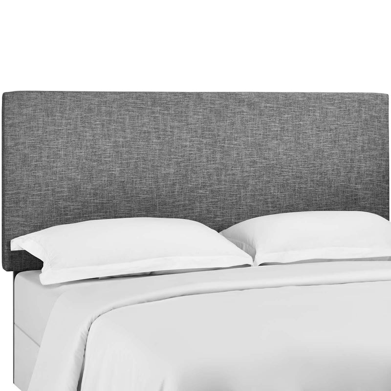 Taylor King and California King Upholstered Linen Fabric Headboard