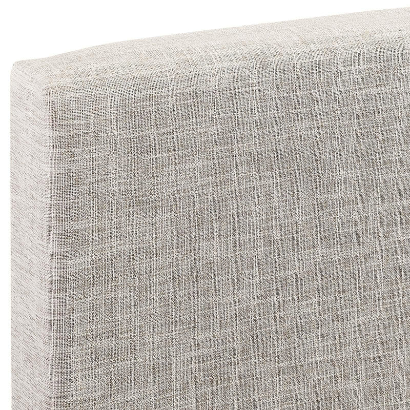 Taylor King and California King Upholstered Linen Fabric Headboard