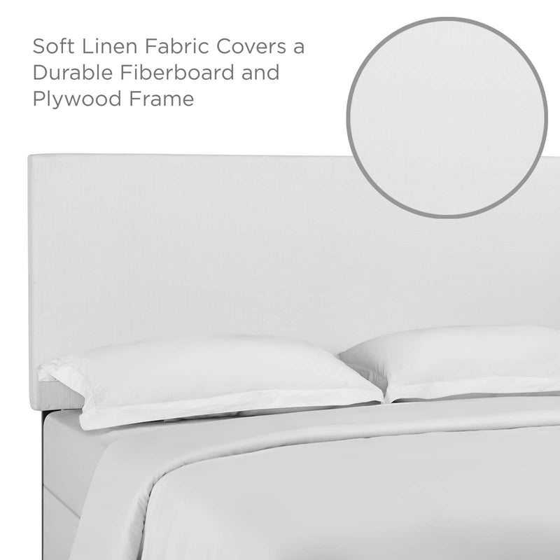 Taylor Full / Queen Upholstered Linen Fabric Headboard