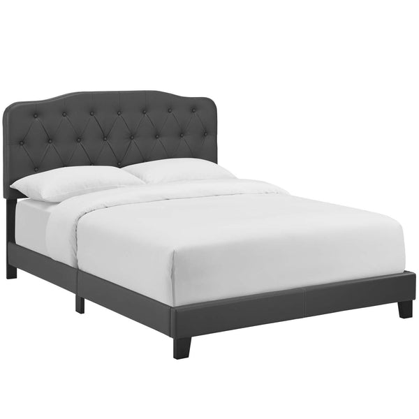 Amelia Full Faux Leather Bed image