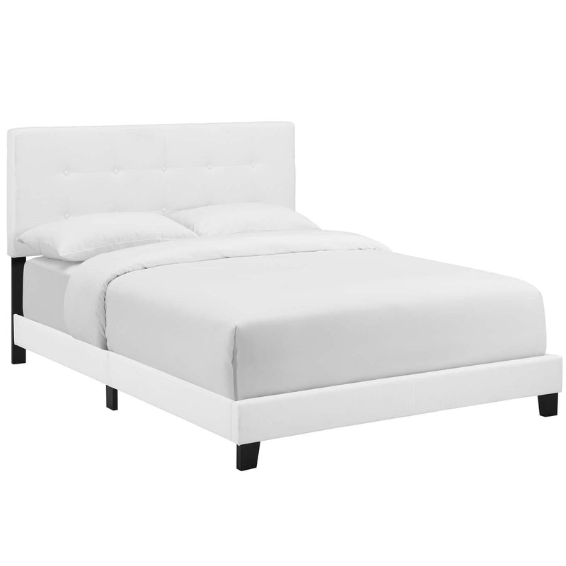 Amira King Upholstered Fabric Bed