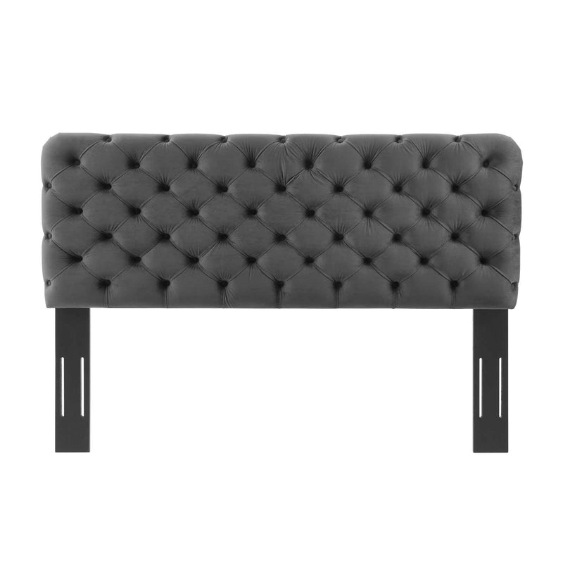 Lizzy Tufted Twin Performance Velvet Headboard