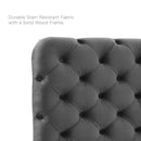 Lizzy Tufted Twin Performance Velvet Headboard