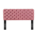 Lizzy Tufted Twin Performance Velvet Headboard