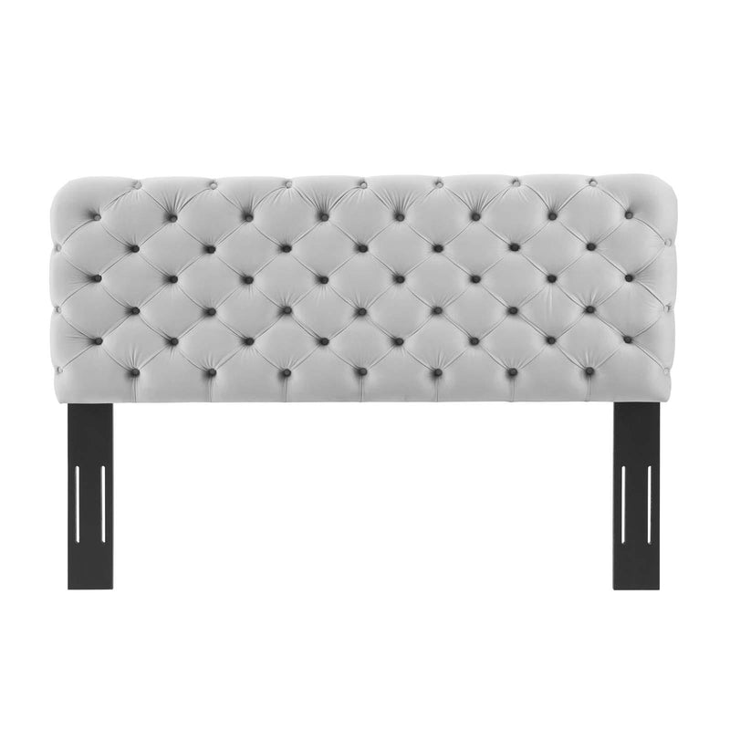 Lizzy Tufted Twin Performance Velvet Headboard