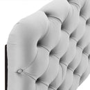 Lizzy Tufted Twin Performance Velvet Headboard