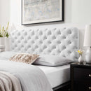 Lizzy Tufted King/California King Performance Velvet Headboard