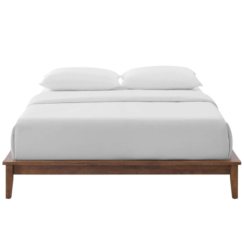 Lodge Queen Wood Platform Bed Frame