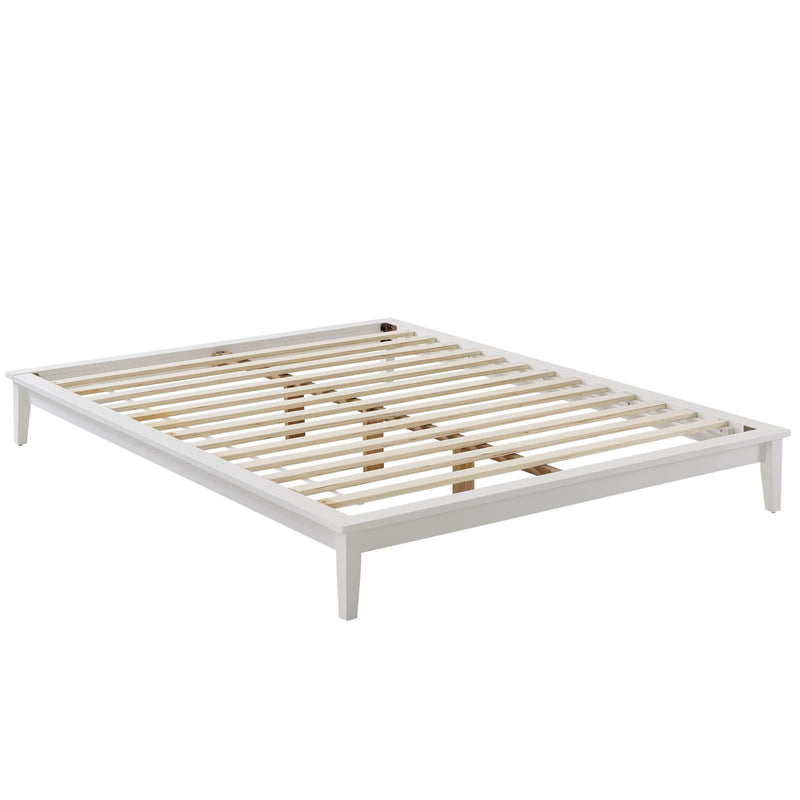 Lodge Queen Wood Platform Bed Frame