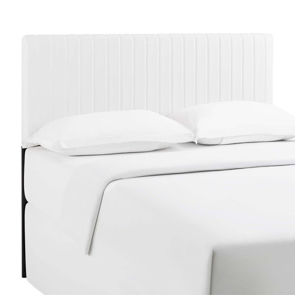 Keira Full / Queen Faux Leather Headboard image