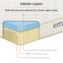 Emma 6" Twin Mattress Foam Set of 2