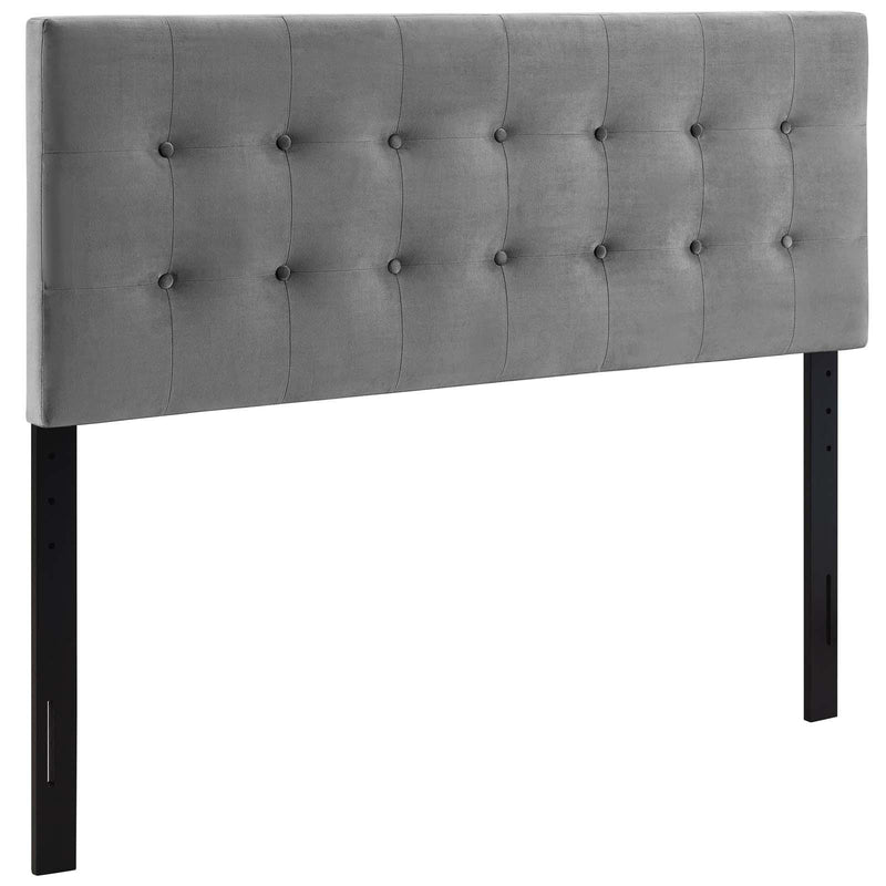 Emily King Biscuit Tufted Performance Velvet Headboard image