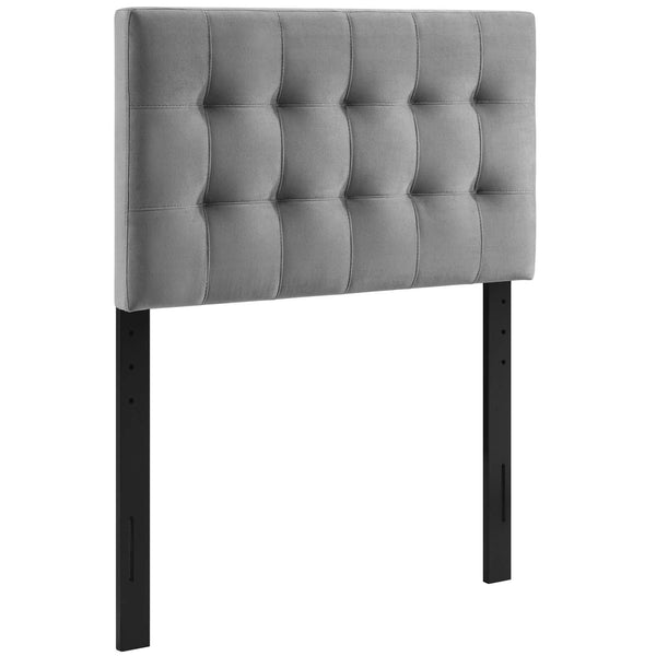 Lily Biscuit Tufted Twin Performance Velvet Headboard image