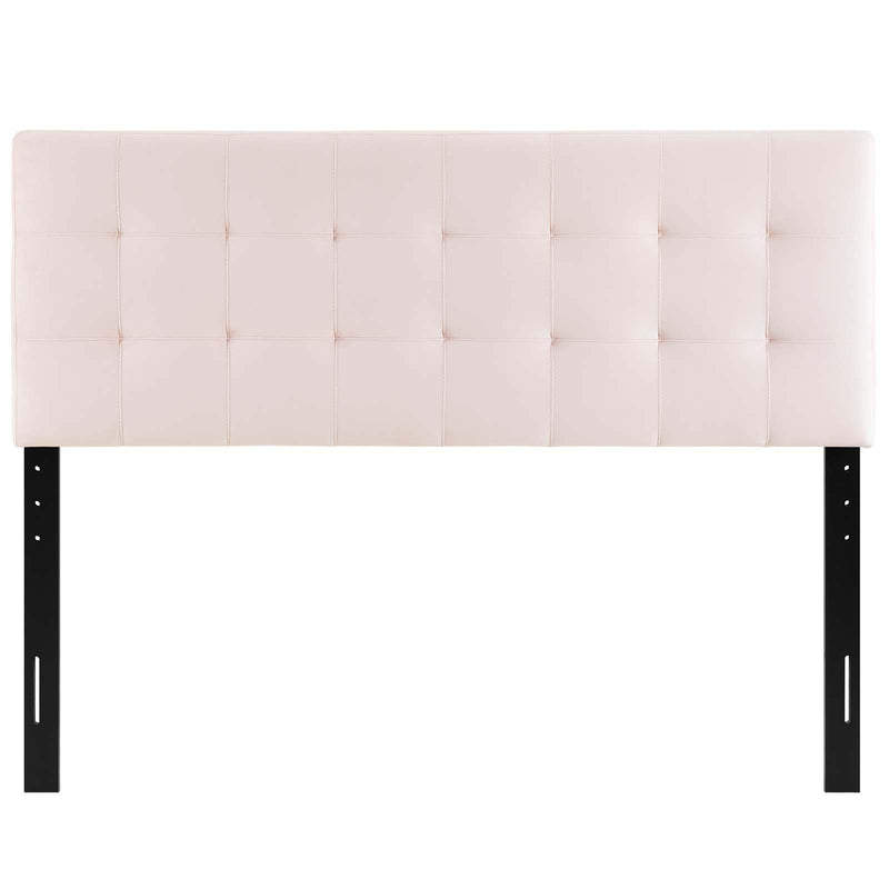 Lily Queen Biscuit Tufted Performance Velvet Headboard