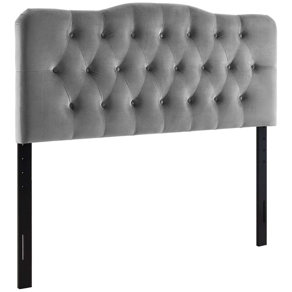 Annabel King Diamond Tufted Performance Velvet Headboard image