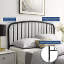 Nova Twin Metal Headboard