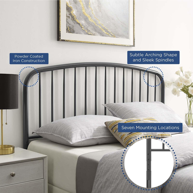 Nova Queen Metal Headboard