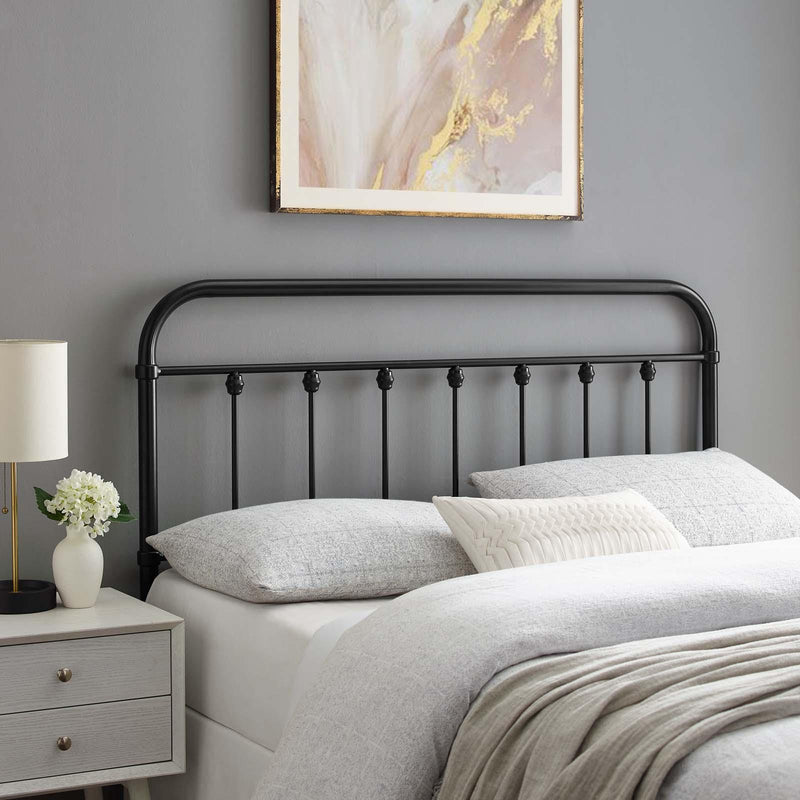 Sage King Metal Headboard