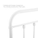 Sage Queen Metal Headboard