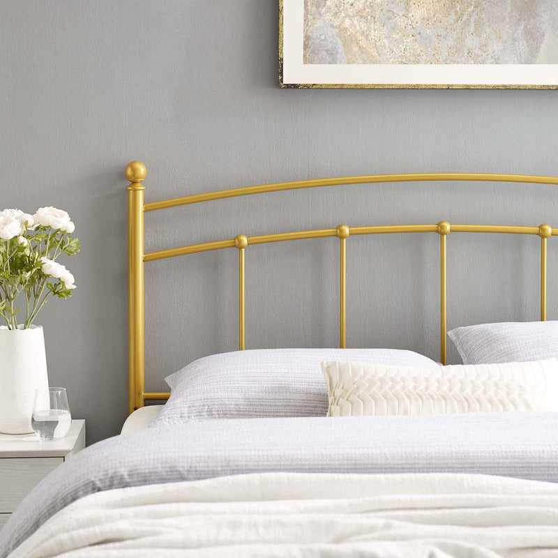 Abigail King Metal Headboard