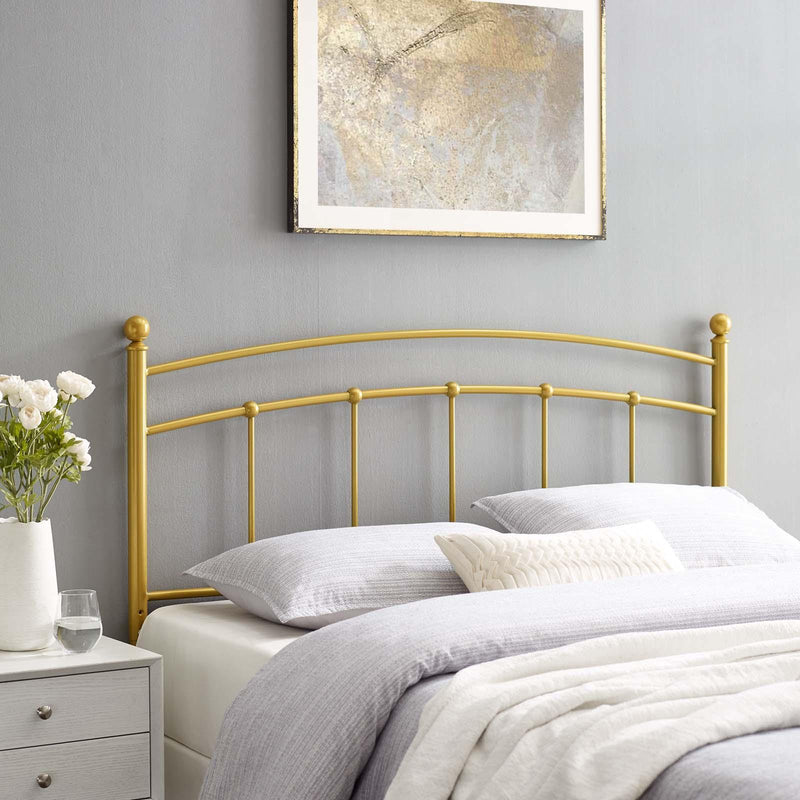 Abigail King Metal Headboard