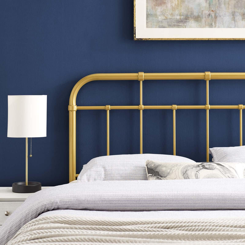 Alessia King Metal Headboard