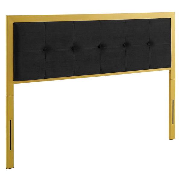 Teagan Tufted Twin Performance Velvet Headboard image