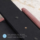 Camilla Channel Tufted Twin Performance Velvet Headboard