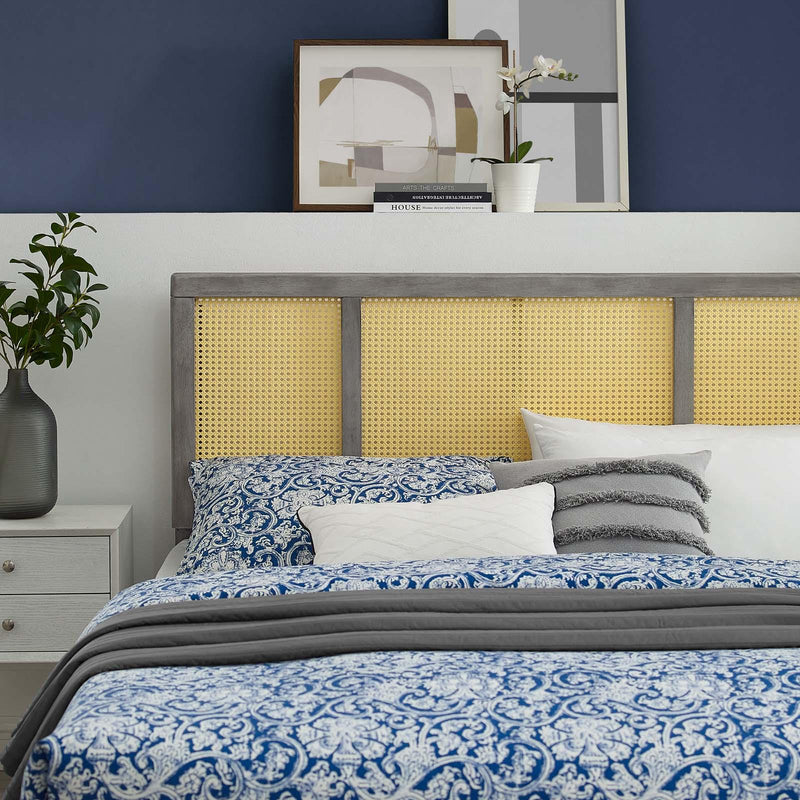 Delmare Cane King Headboard