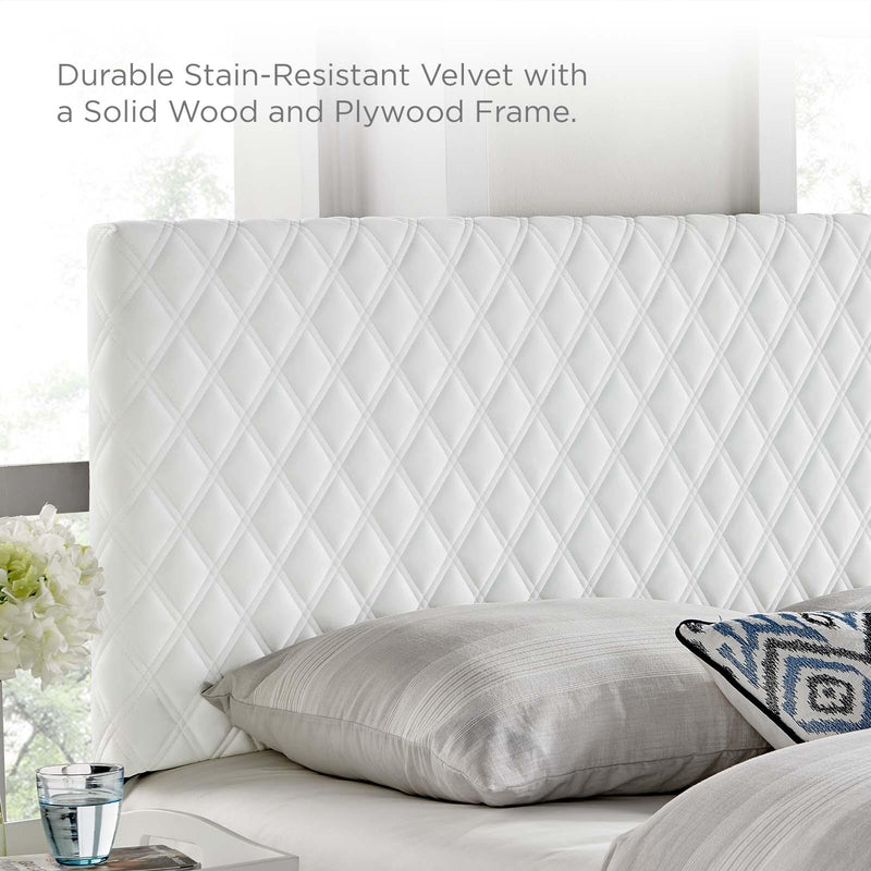 Angela King Performance Velvet Headboard