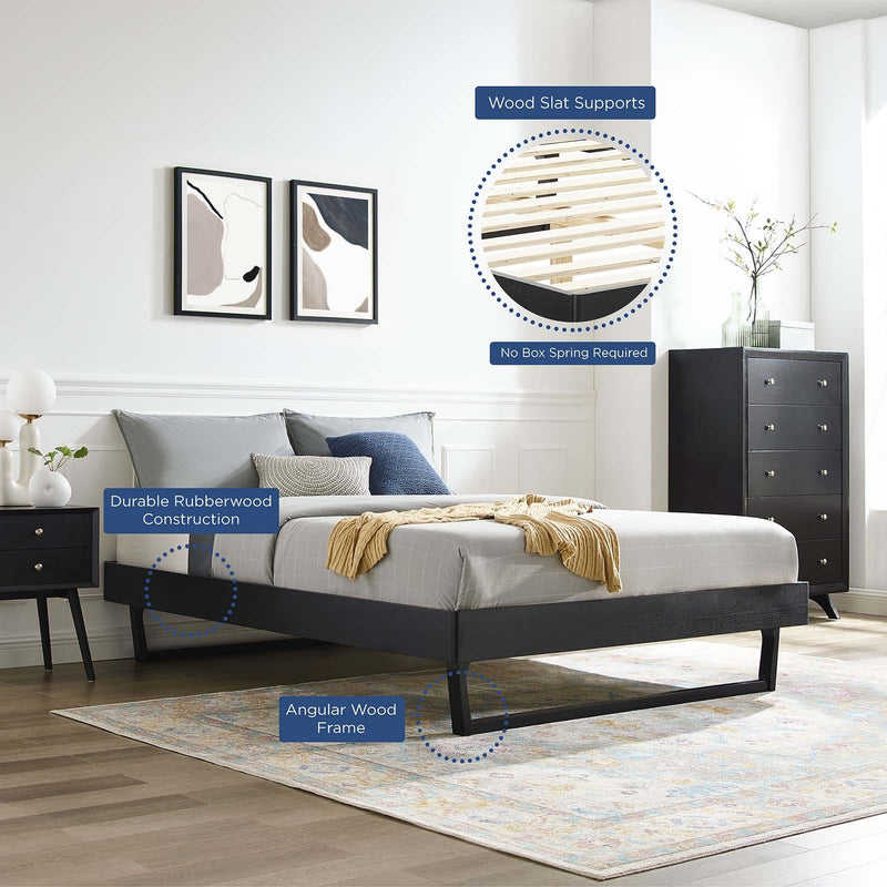 Billie Twin Wood Platform Bed Frame