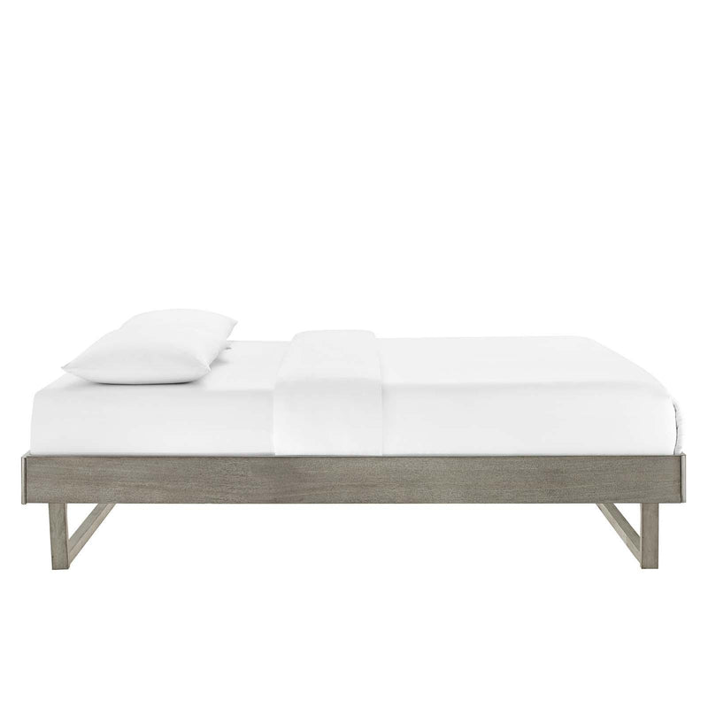 Billie King Wood Platform Bed Frame