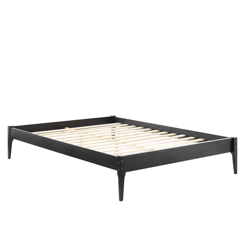 June Queen Wood Platform Bed Frame