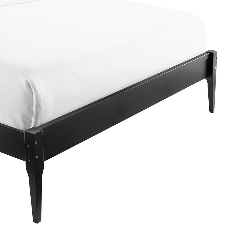 June Queen Wood Platform Bed Frame