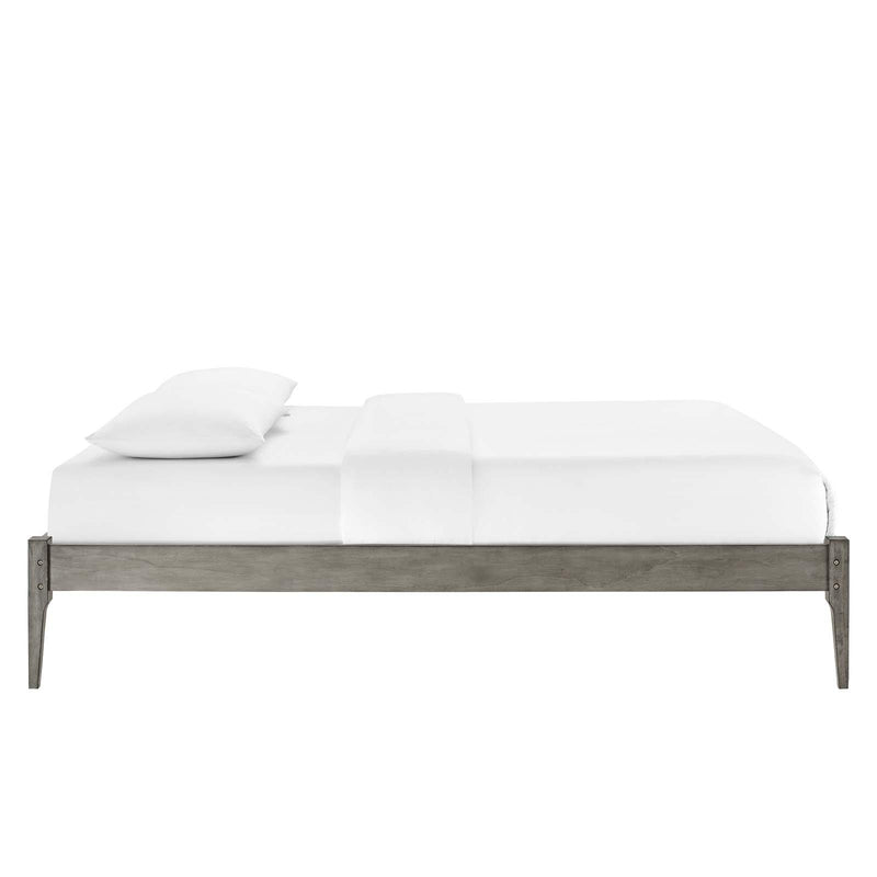 June Queen Wood Platform Bed Frame