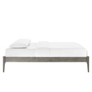 June King Wood Platform Bed Frame