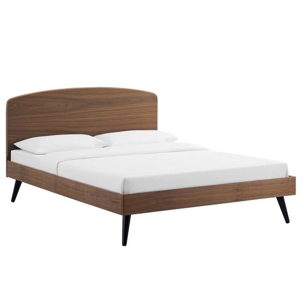 Bronwen Full Wood Platform Bed image