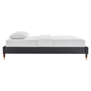 Harlow Full Performance Velvet Platform Bed Frame