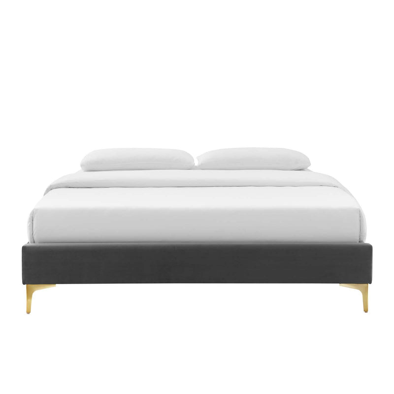 Sutton Twin Performance Velvet Bed Frame