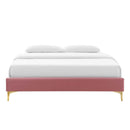 Sutton Full Performance Velvet Bed Frame