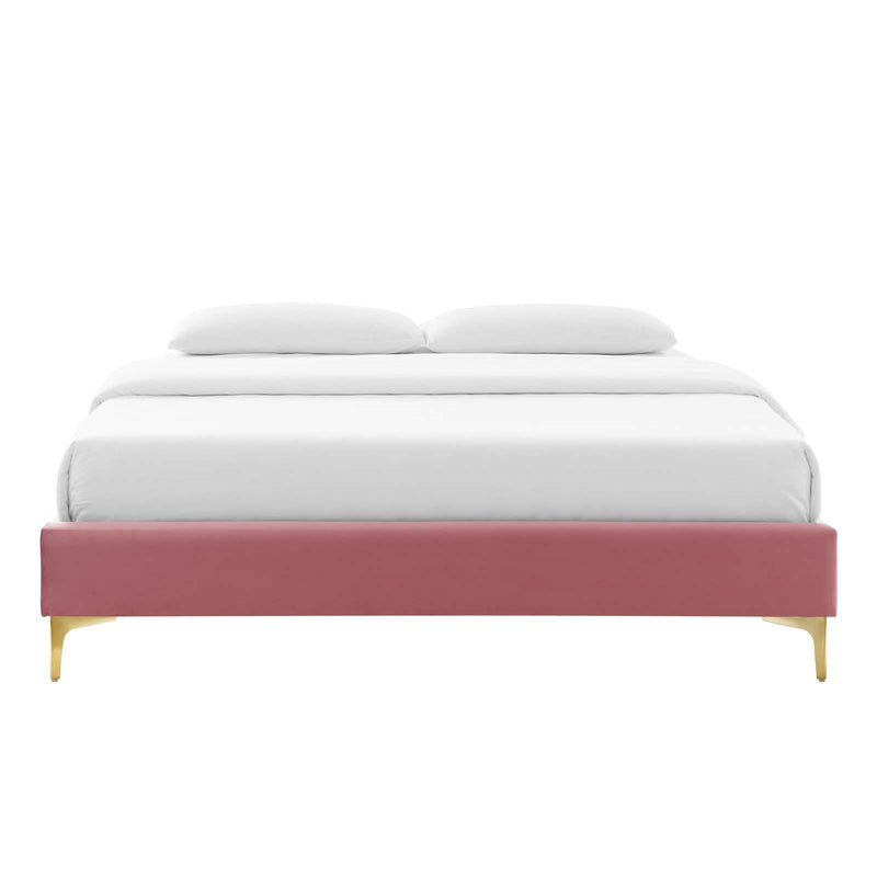 Sutton King Performance Velvet Bed Frame