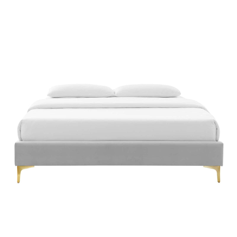 Sutton Twin Performance Velvet Bed Frame