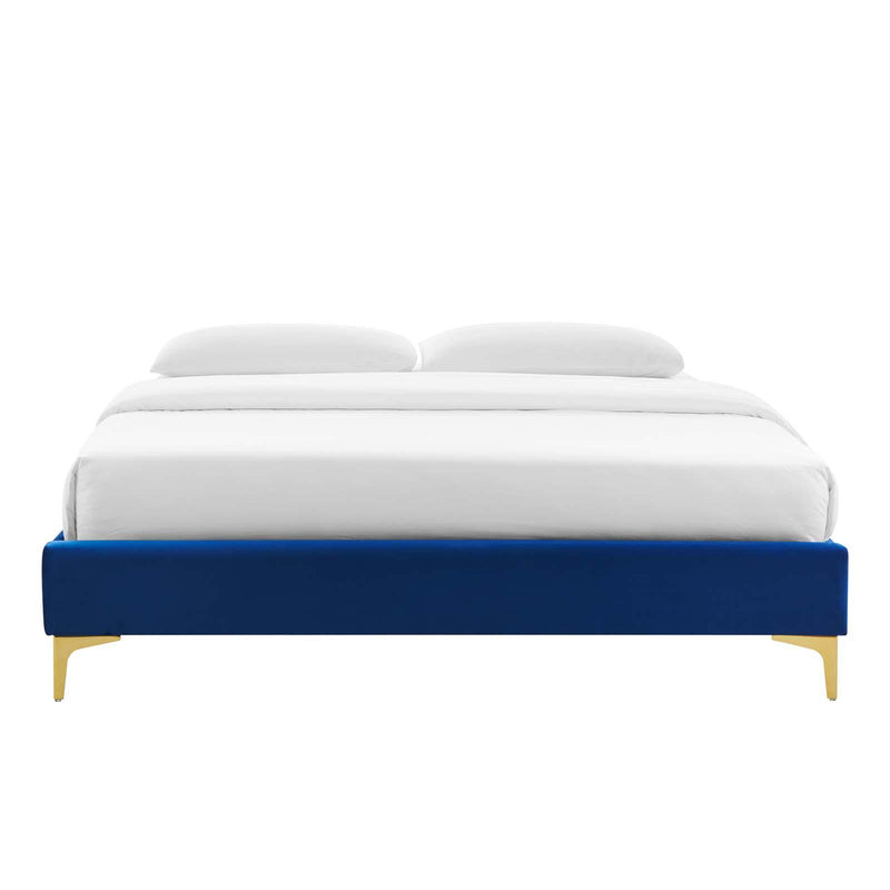 Sutton Twin Performance Velvet Bed Frame